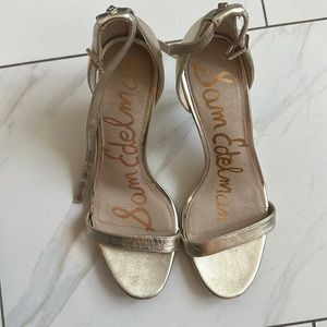 Sam Edelman gold heels